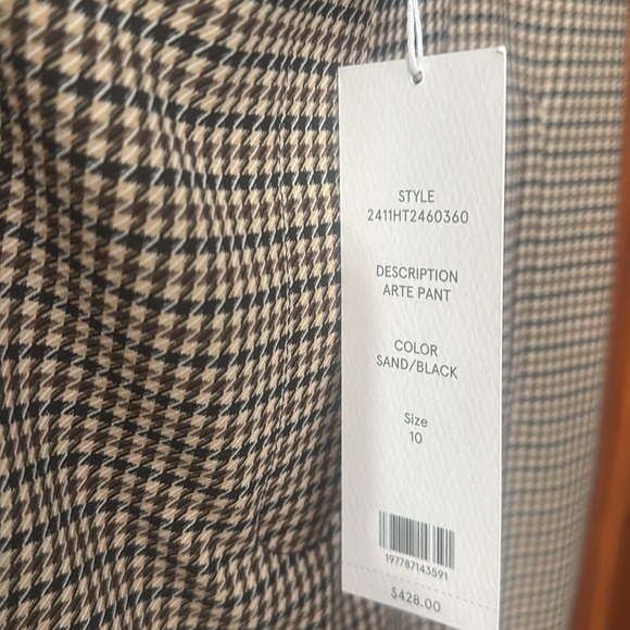 Veronica Beard Arte Houndstooth Pants (10 NWT) - Picture 11 of 13